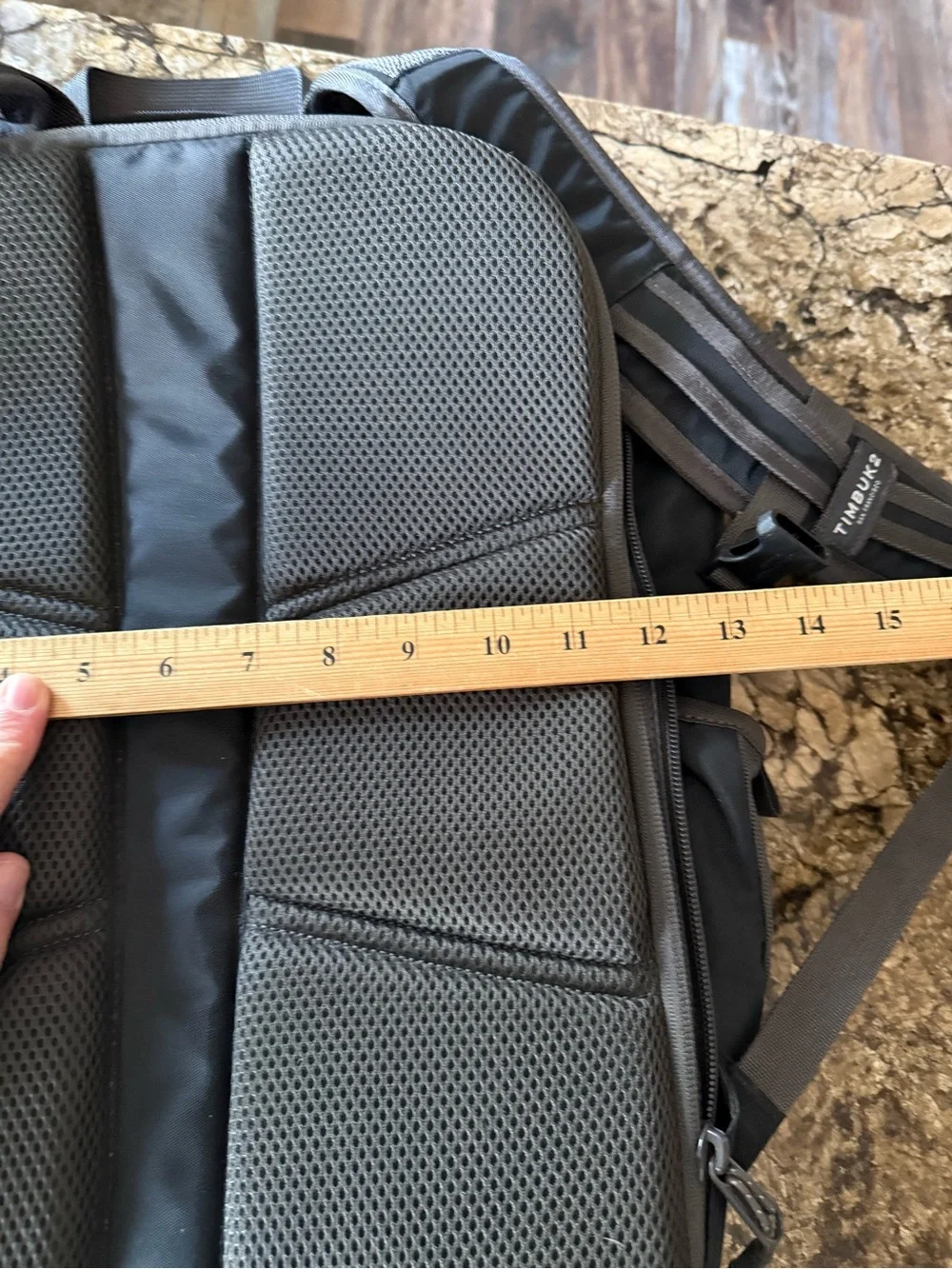 Timbuk2 Uptown Backpack Travel Friendly Laptop Compartment Logo Is M43. Clean.